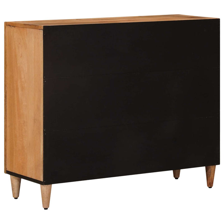 Sideboard Naturfarvet 90 x 33 x 75 cm Massivt mangotræ