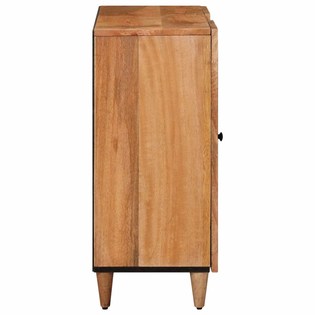 Sideboard Naturfarvet 90 x 33 x 75 cm Massivt mangotræ