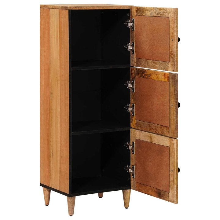Highboard Naturfarvet 40 x 33 x 110 cm Massivt mangotræ