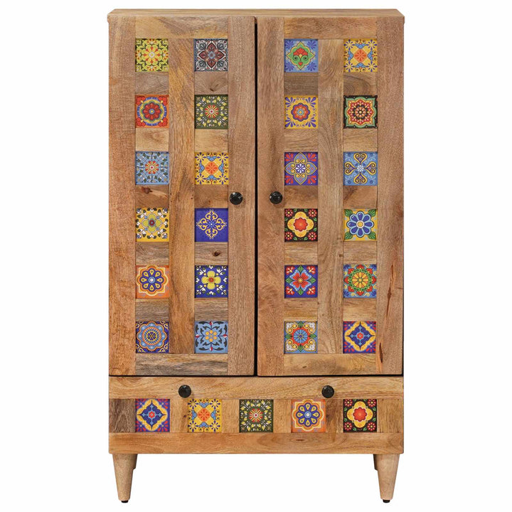Highboard Naturfarvet 60 x 33,5 x 100 cm Massivt mangotræ