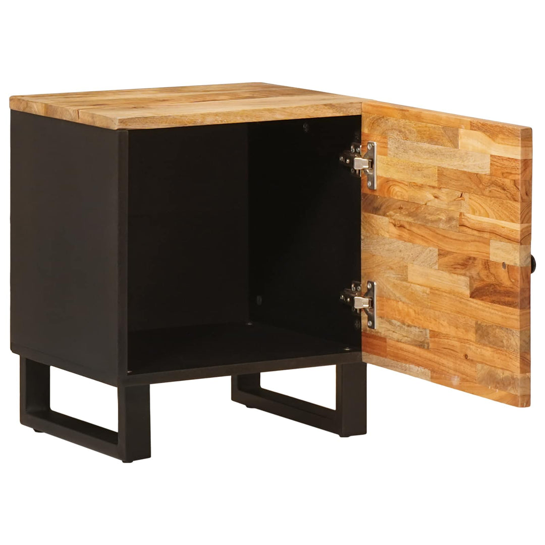 Natskab 2 pcs Brun 40 x 33 x 46 cm Massivt mangotræ