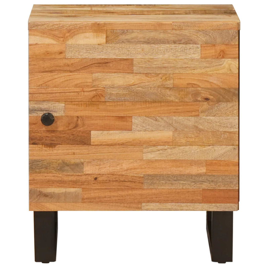 Natskab 2 pcs Brun 40 x 33 x 46 cm Massivt mangotræ
