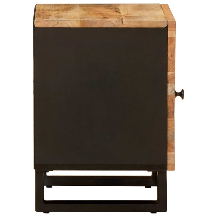Natskab 2 pcs Brun 40 x 33 x 46 cm Massivt mangotræ