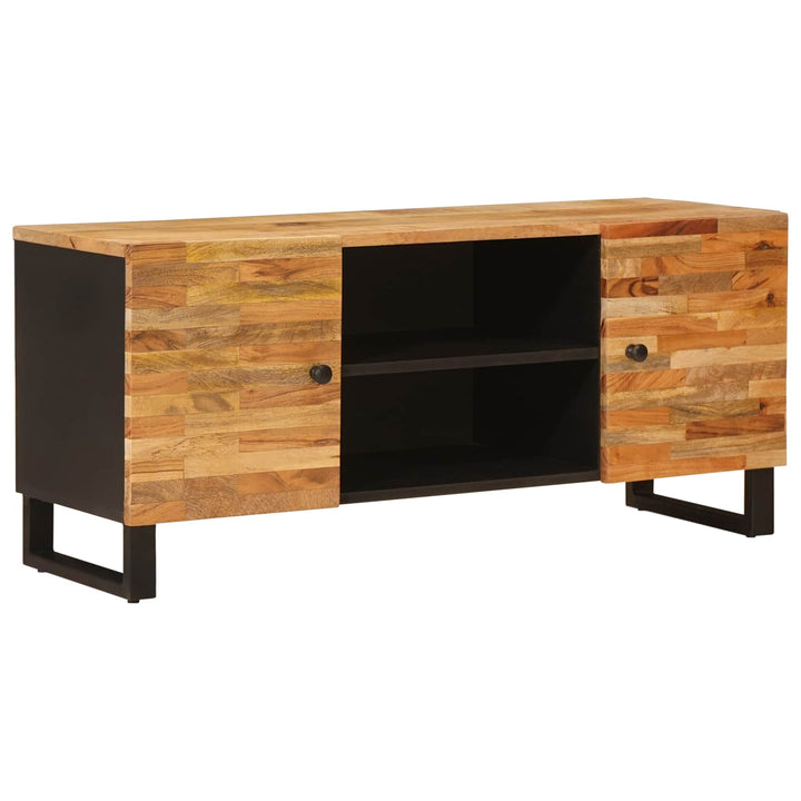 TV-skab med opbevaring Brun 105 x 33 x 46 cm Massivt mangotræ