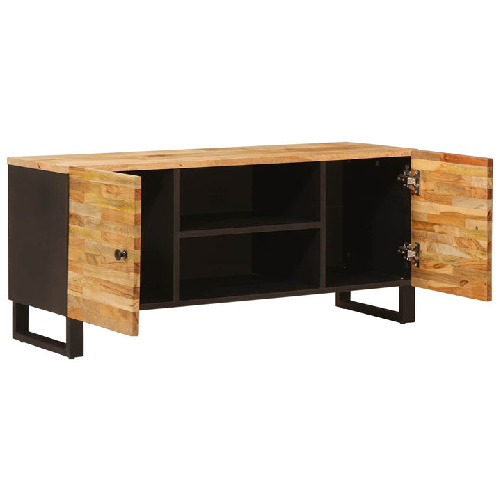 TV-skab med opbevaring Brun 105 x 33 x 46 cm Massivt mangotræ