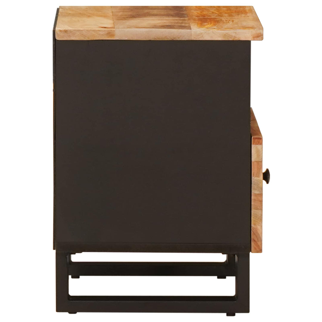 Sengekabinett med skuffe Brun 40 x 33 x 46 cm Massivt mangotræ