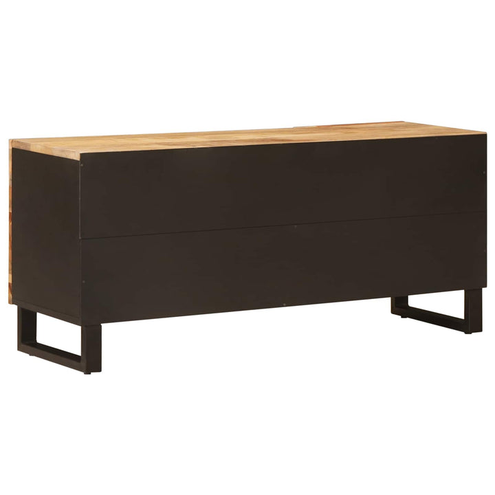 TV-skab med hylde Brun 105 x 33 x 46 cm Massivt mangotræ