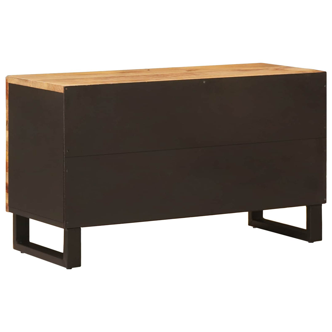 TV-skab Brun 80 x 33 x 46 cm Massivt mangotræ