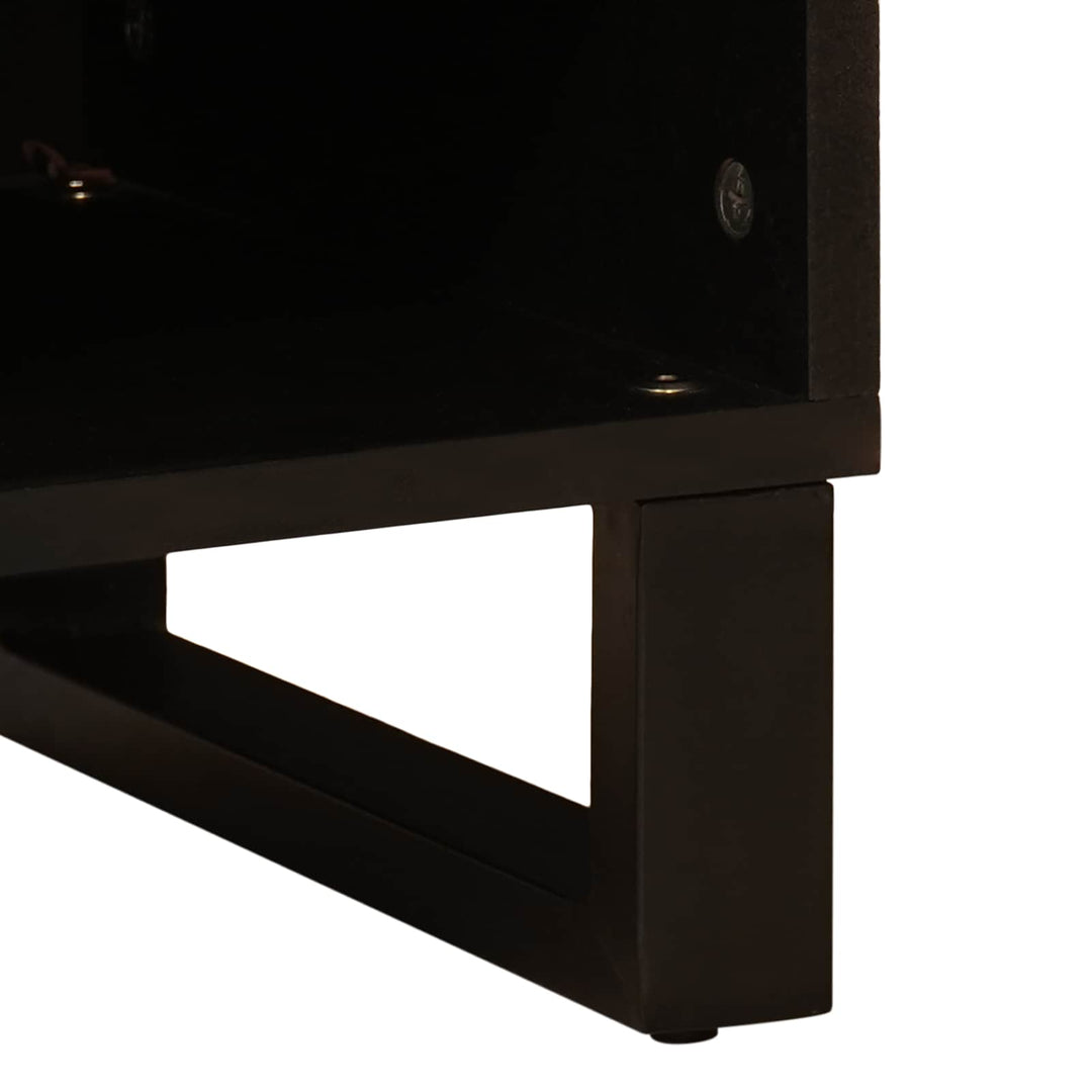 TV-skab med skuffe Brun 100 x 33 x 46 cm Massivt mangotræ