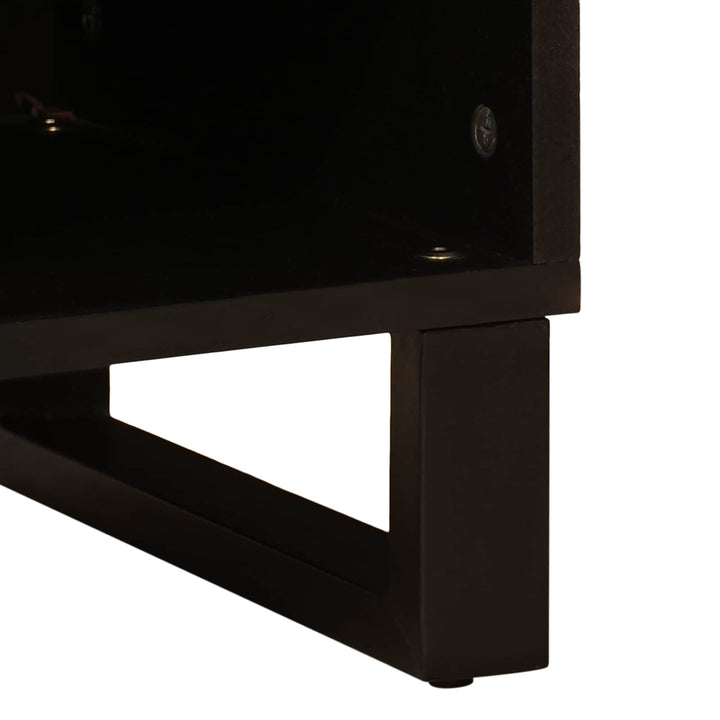 TV-skab med skuffe Brun 100 x 33 x 46 cm Massivt mangotræ