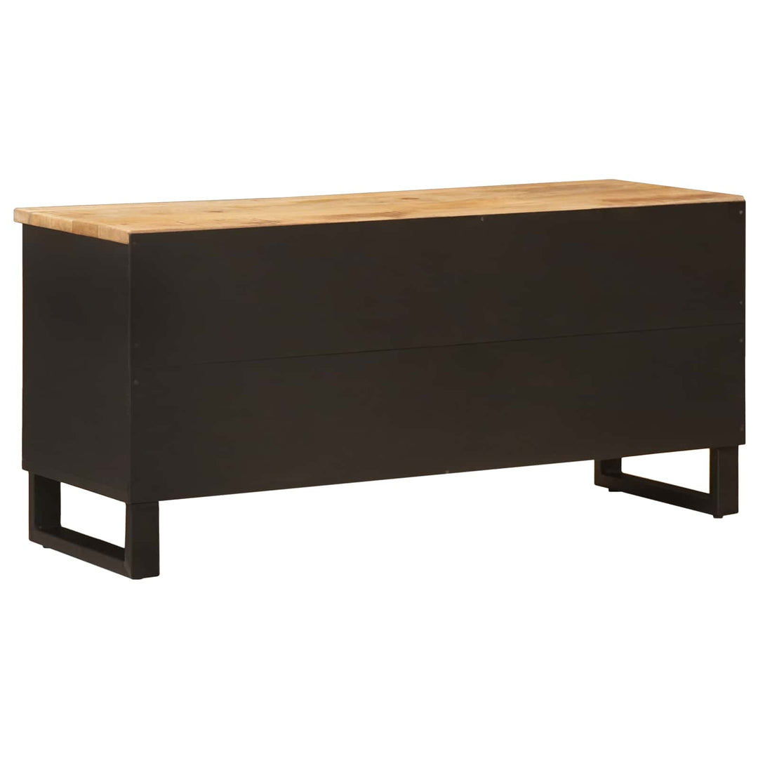 TV-skab med skuffe Brun 100 x 33 x 46 cm Massivt mangotræ