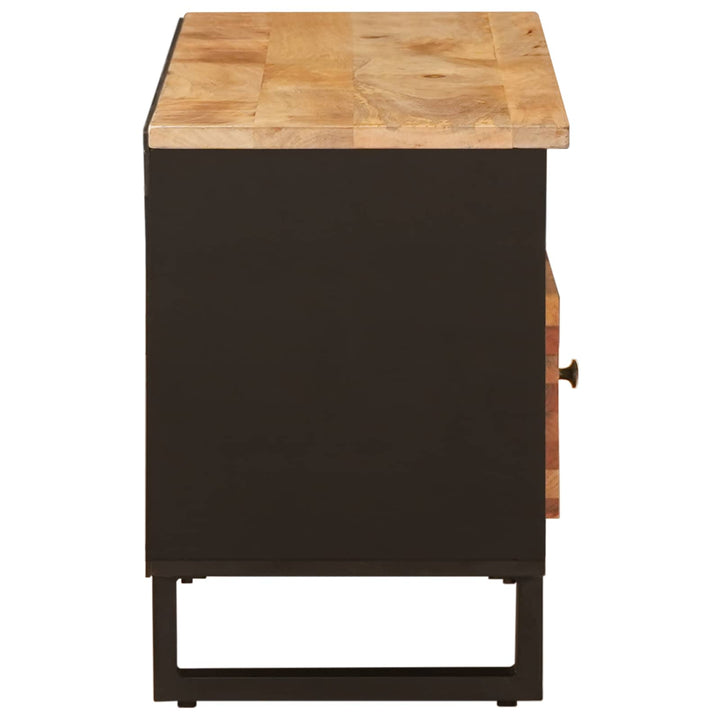 TV-skab med skuffe Brun 100 x 33 x 46 cm Massivt mangotræ