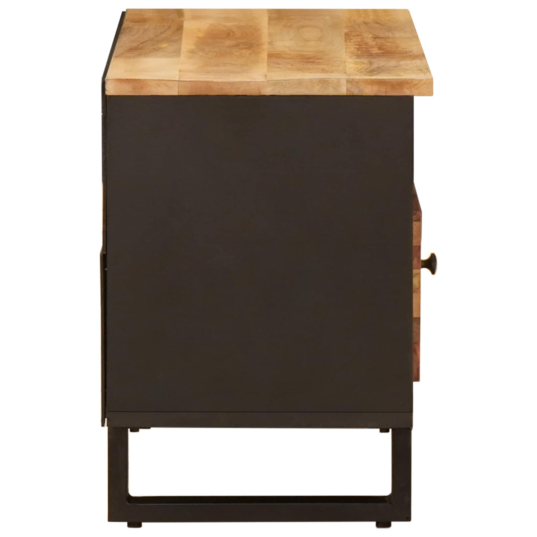 TV-skab Brun 80 x 33 x 46 cm Massivt mangotræ
