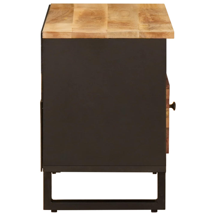 TV-skab Brun 80 x 33 x 46 cm Massivt mangotræ
