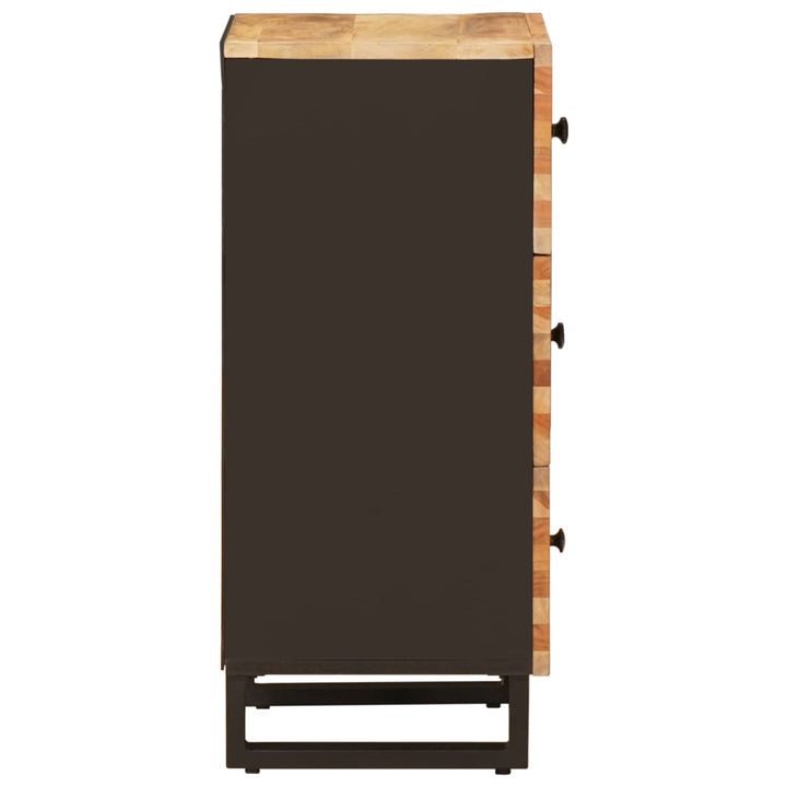 Sideskab med skuffe Brun 40 x 33 x 75 cm Massivt mangotræ