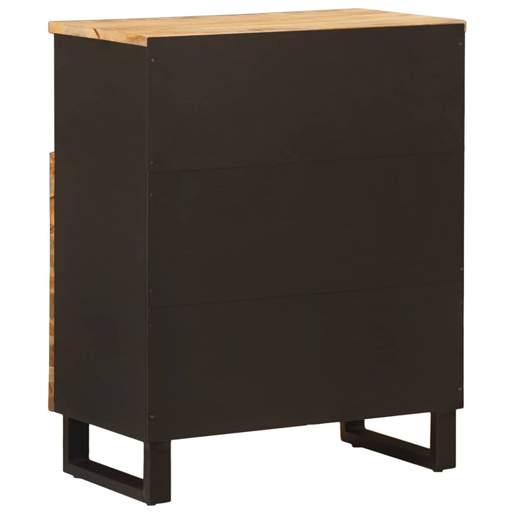 Sideskab med opbevaring Brun 60 x 33 x 75 cm Massivt mangotræ