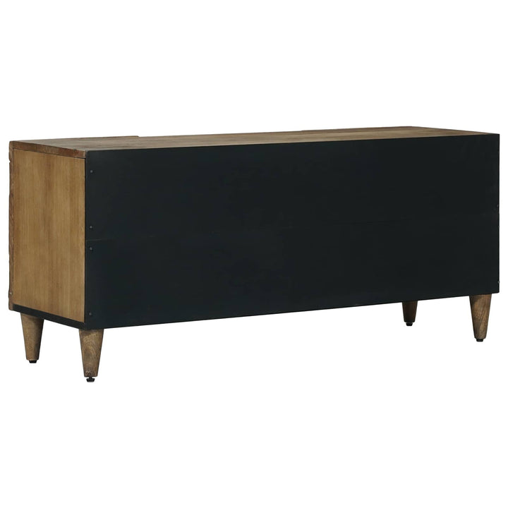 TV-skab Brun 105 x 33,5 x 46 cm Massivt mangotræ
