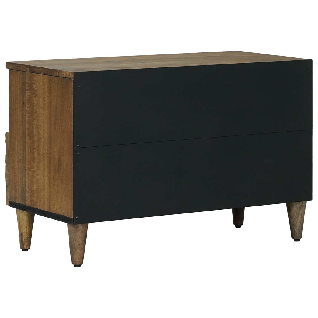 TV-skab Brun 70 x 33,5 x 46 cm Massivt mangotræ