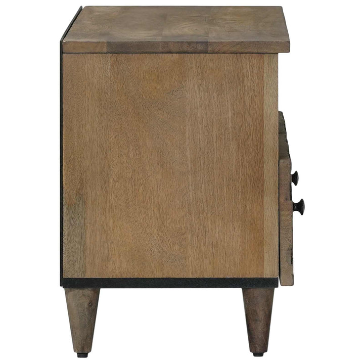 TV-skab Brun 70 x 33,5 x 46 cm Massivt mangotræ