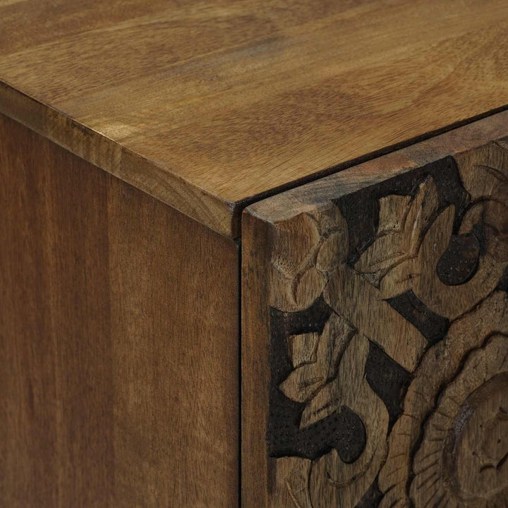Opbevarings Sideboard Brun 60 x 33,5 x 75 cm Massivt mangotræ