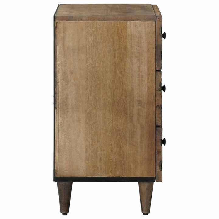Sengekabinett med skuffe Brun 50 x 33 x 60 cm Massivt mangotræ
