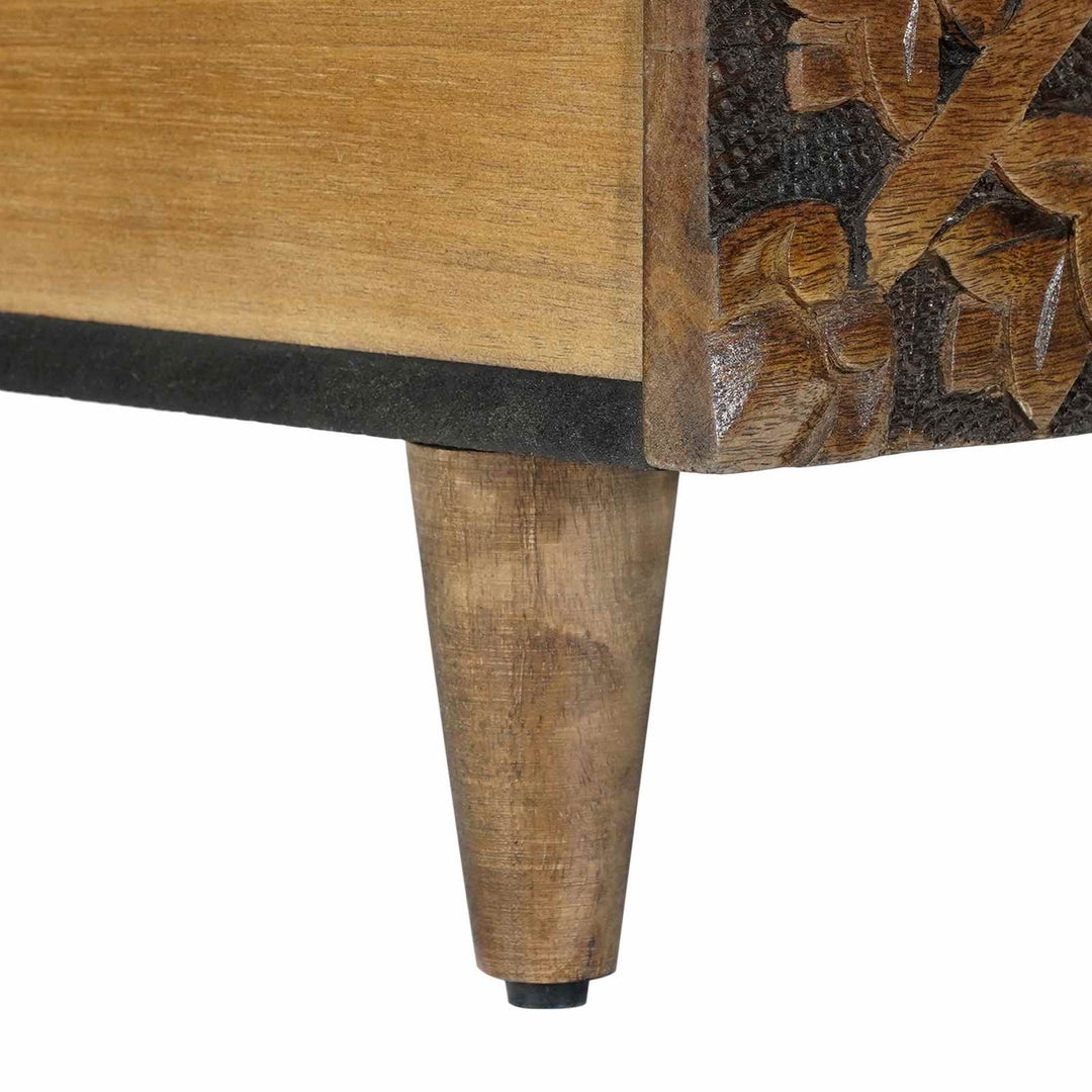 Sofabord Brun 100 x 54 x 40 cm Massivt mangotræ