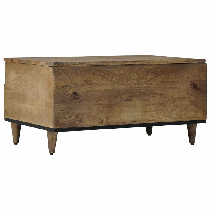 Sofabord med skuffe Brun 80 x 54 x 40 cm Massivt mangotræ