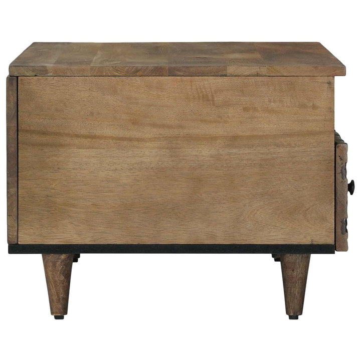 Sofabord med skuffe Brun 80 x 54 x 40 cm Massivt mangotræ