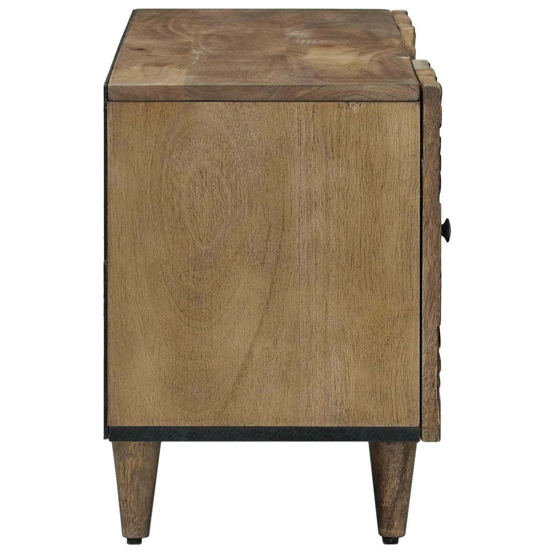 TV-skab Brun 105 x 33,5 x 46 cm Massivt mangotræ