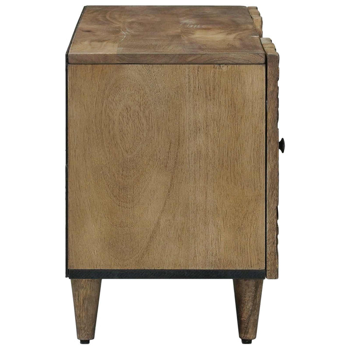 TV-skab Brun 105 x 33,5 x 46 cm Massivt mangotræ