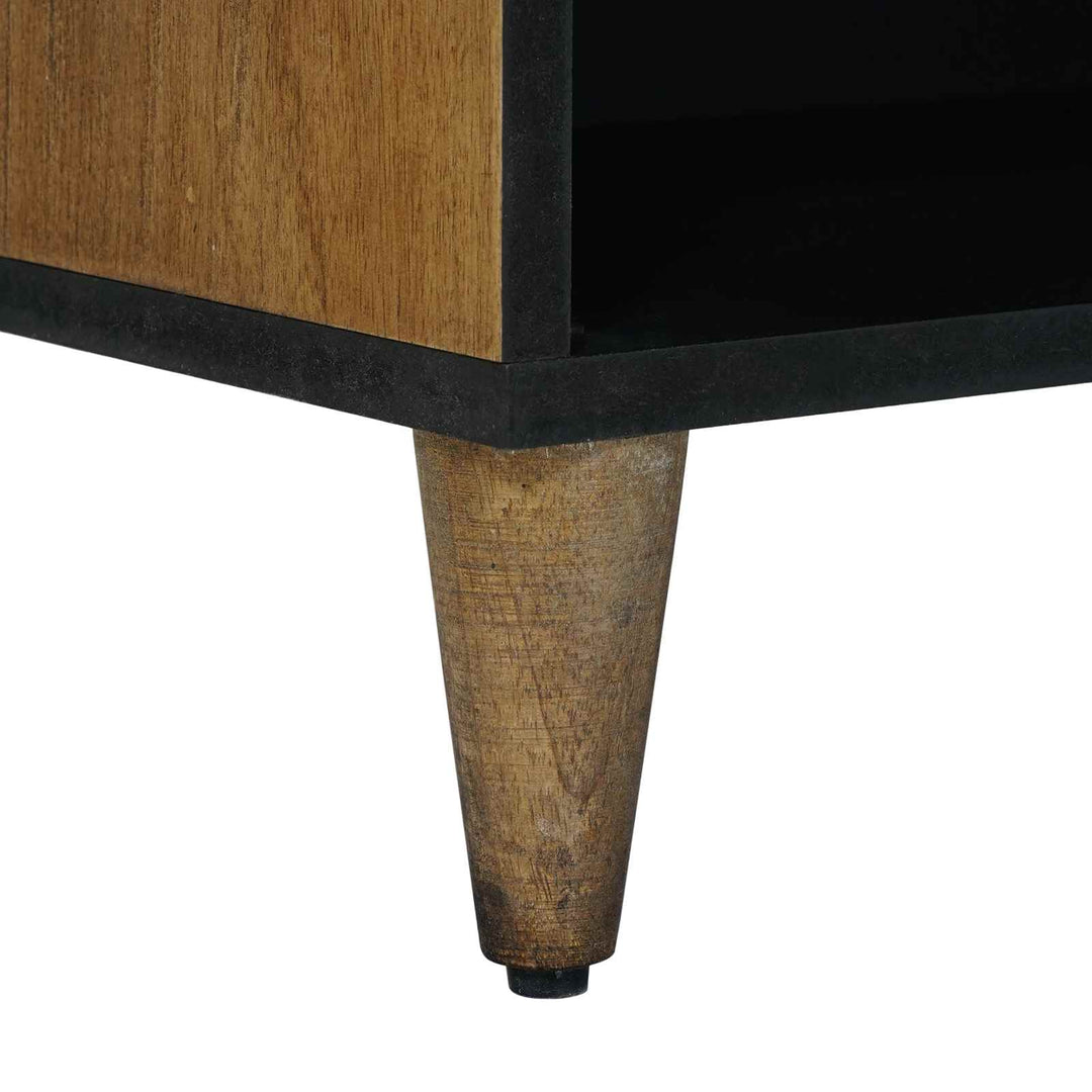 TV-skab med hylde Brun 80 x 31,5 x 46 cm Massivt mangotræ