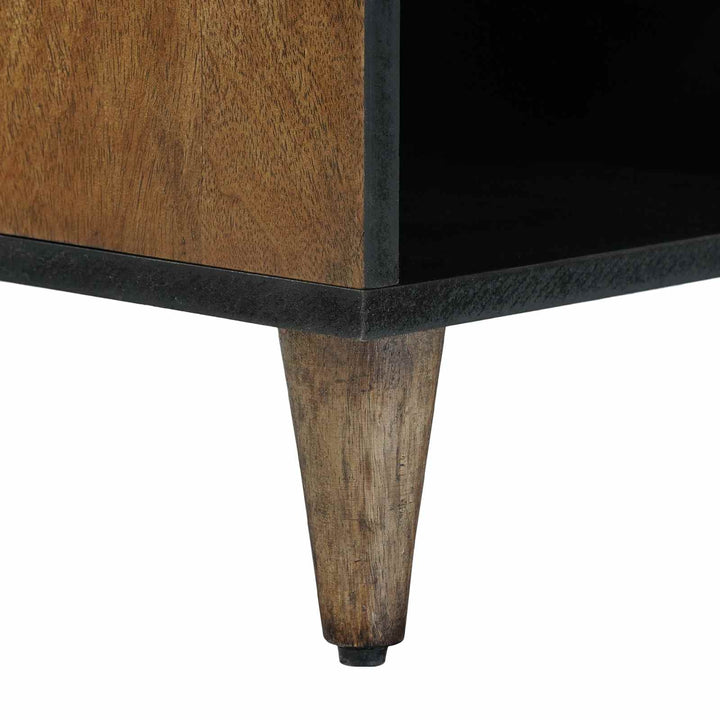 TV-skab Brun 100 x 33,5 x 46 cm Massivt mangotræ