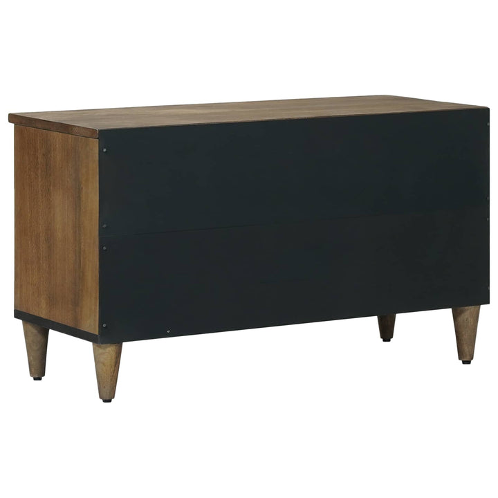 TV-skab Brun 80 x 33,5 x 46 cm Massivt mangotræ