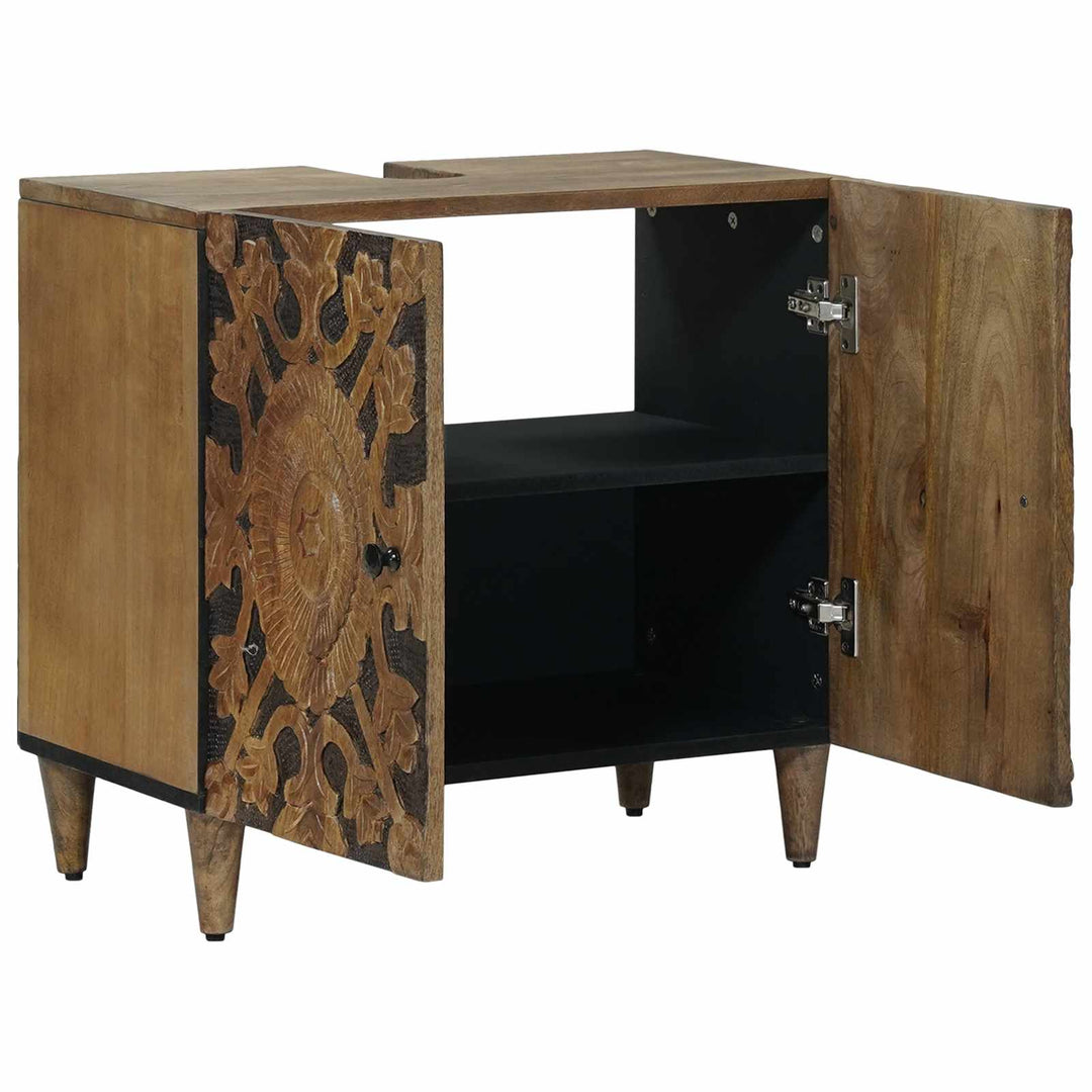 Badeværelsesskabsunder Brun 62 x 33 x 58 cm Massivt mangotræ