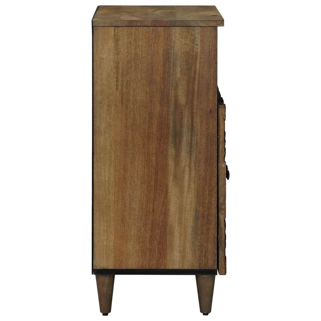 Sideboard med dør Brun 60 x 33,5 x 75 cm Massivt mangotræ