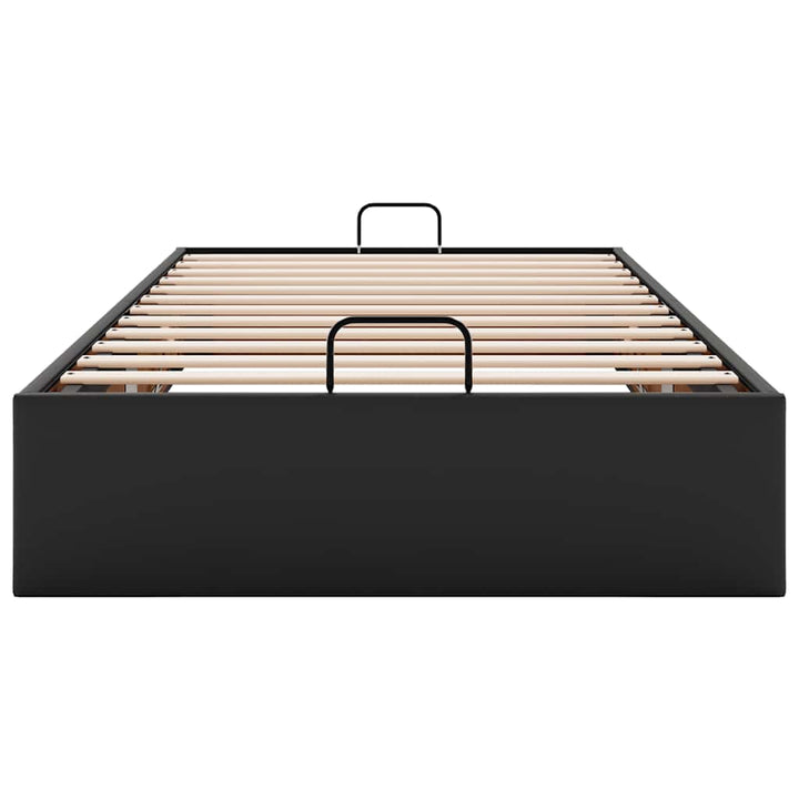 osmannisk sengeramme uden madras 80x200 cm kunstlæder sort