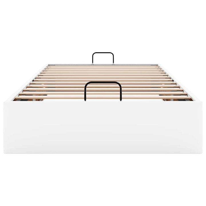 osmannisk sengeramme uden madras 80x200 cm kunstlæder hvid