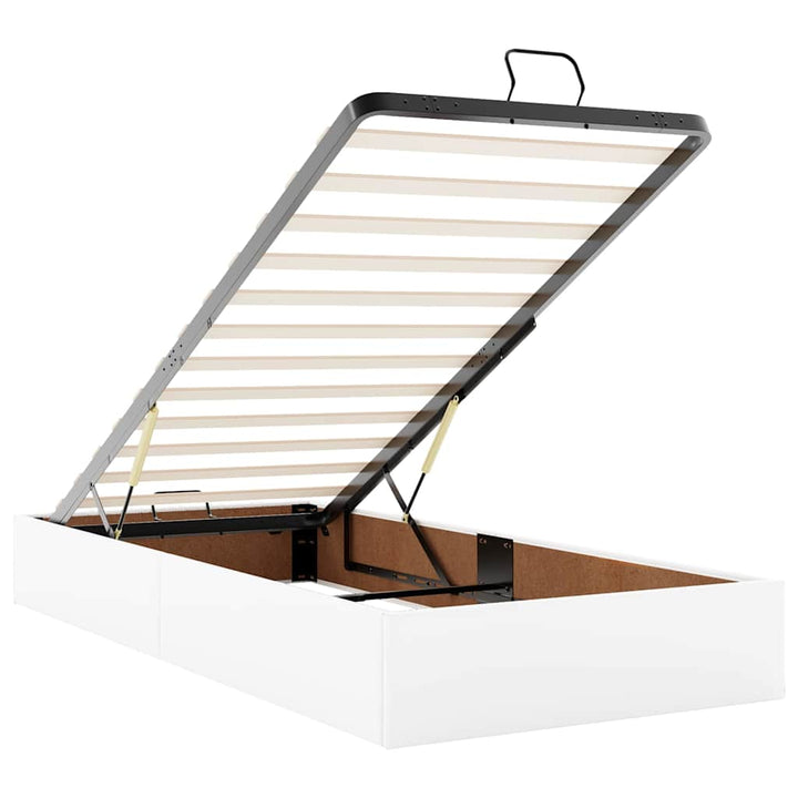 osmannisk sengeramme uden madras 80x200 cm kunstlæder hvid