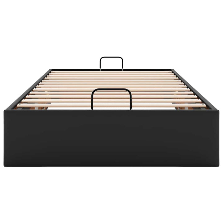 osmannisk sengeramme uden madras 90x190 cm kunstlæder sort