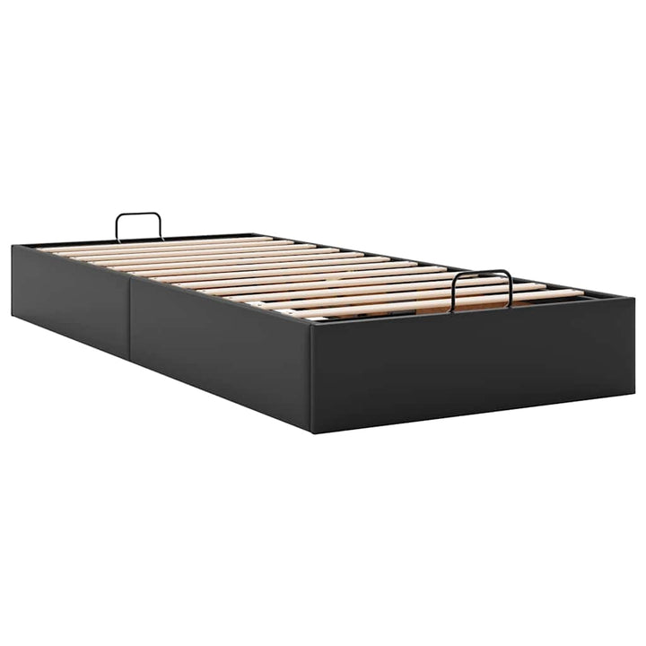 osmannisk sengeramme uden madras 90x200 cm kunstlæder sort