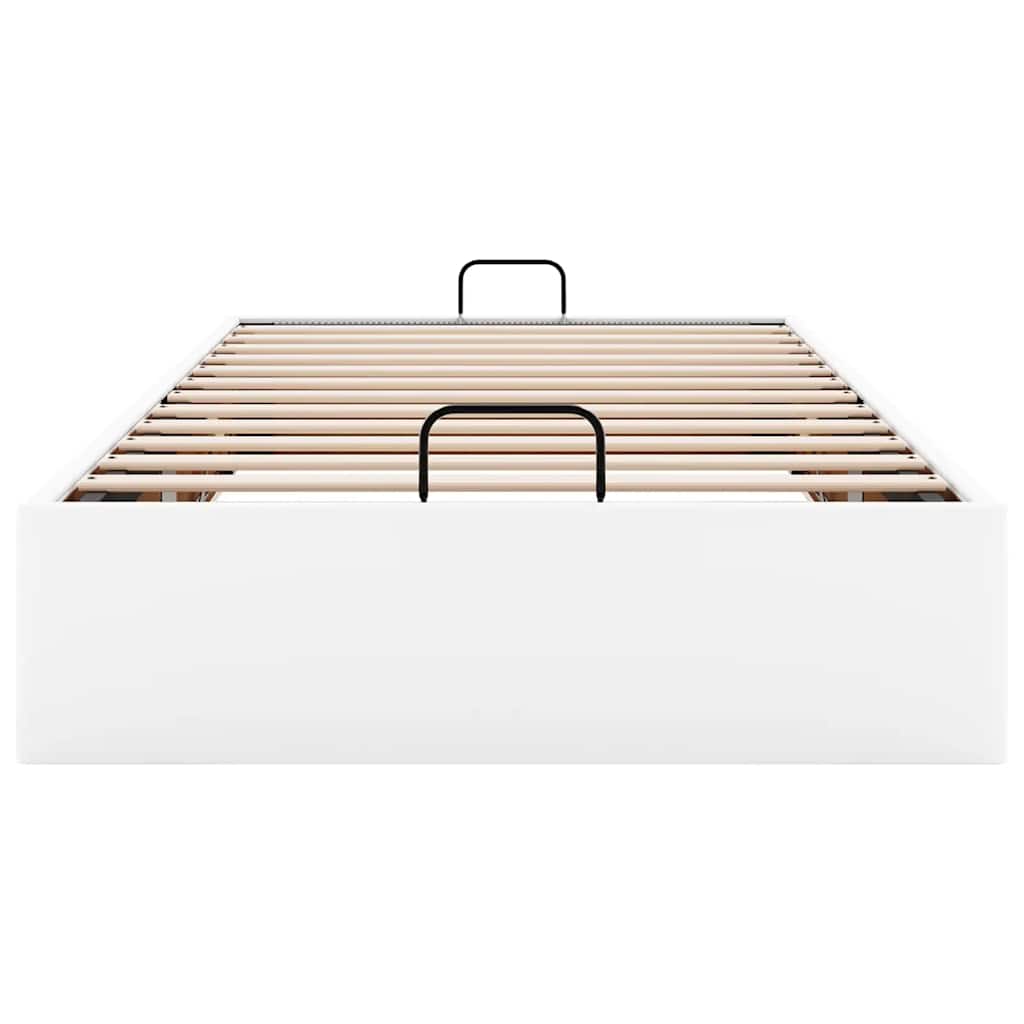 osmannisk sengeramme uden madras 90x200 cm kunstlæder hvid