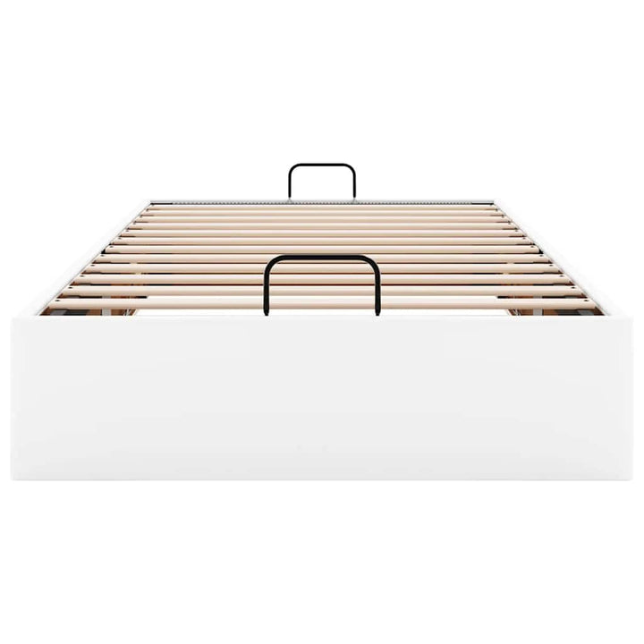 osmannisk sengeramme uden madras 90x200 cm kunstlæder hvid