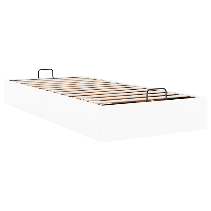 osmannisk sengeramme uden madras 90x200 cm kunstlæder hvid