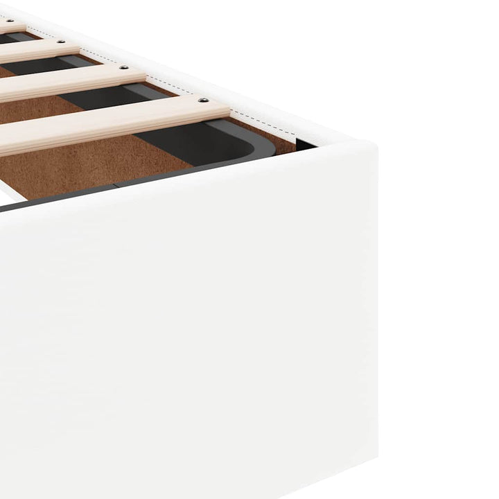 osmannisk sengeramme uden madras 120x200 cm kunstlæder hvid