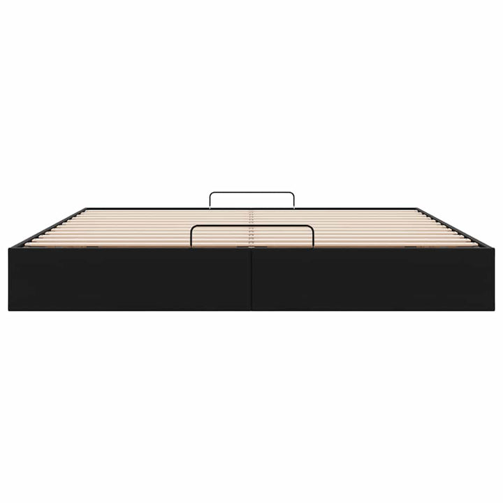 osmannisk sengeramme uden madras 200x200 cm kunstlæder sort