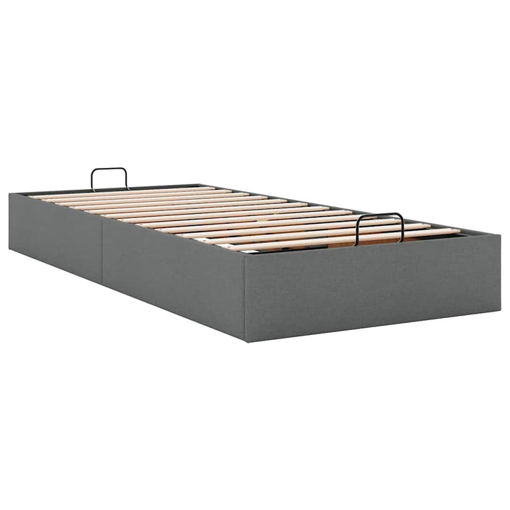 osmannisk sengeramme uden madras 80x200 cm stof mørkegrå