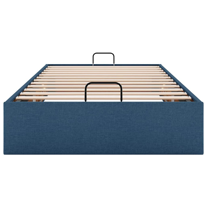 osmannisk sengeramme uden madras 80x200 cm stof blå