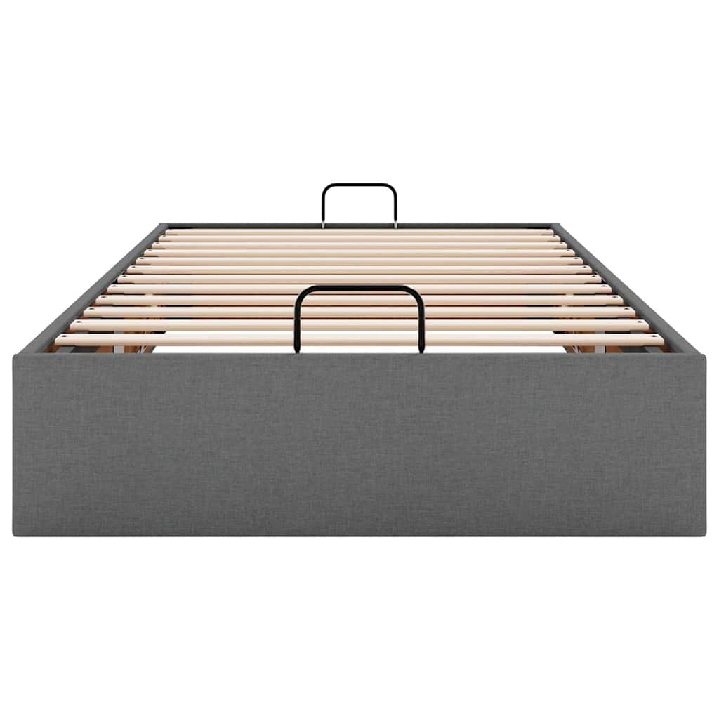osmannisk sengeramme uden madras 90x190 cm stof mørkegrå