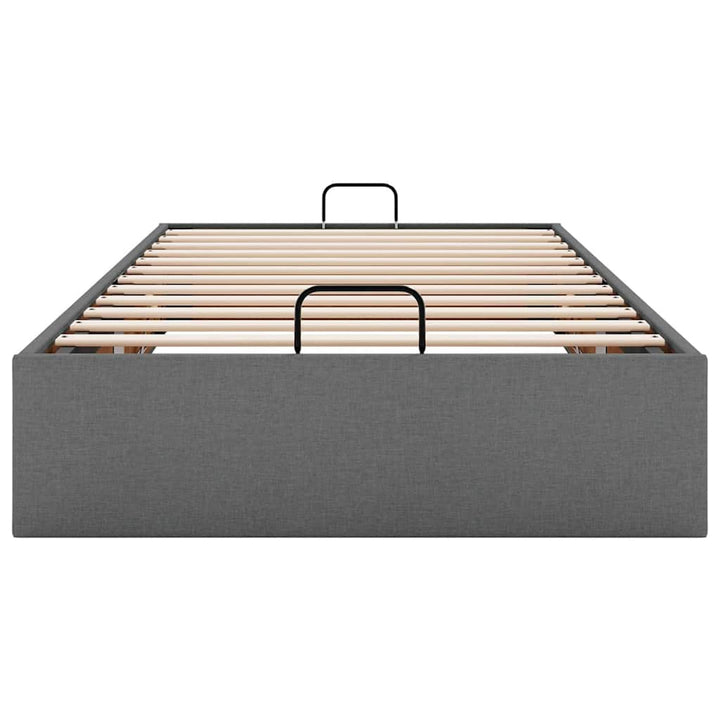 osmannisk sengeramme uden madras 90x190 cm stof mørkegrå
