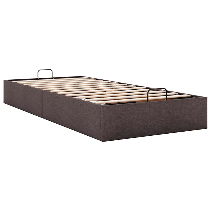osmannisk sengeramme uden madras 90x190 cm stof mørkebrun